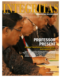 Majalah Integritas Vol 3 Mei-Juni 2016