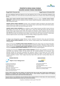 prospektus reksa dana syariah majoris saham syariah indonesia