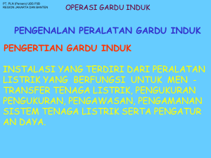 pengenalan peralatan gardu induk