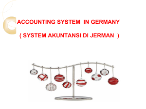 accounting system in germany ( system akuntansi di jerman )