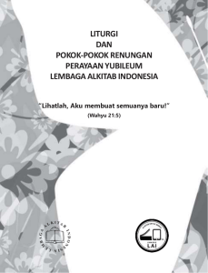 Buku Liturgi HUT LAI.indd - Lembaga Alkitab Indonesia