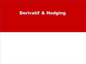 Derivatif dan Hedging