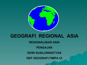 geografi regional asia