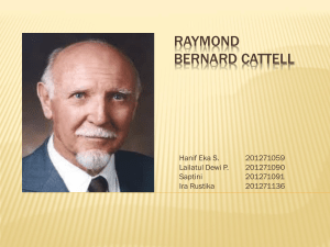 raymond bernard cattell