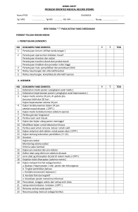 WORK-SHEET PROBLEM ORIENTED MEDICAL RECORD (POMR
