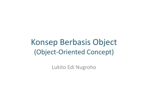 Komputasi Berbasis Object (Object