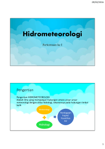 Hidrometeorologi
