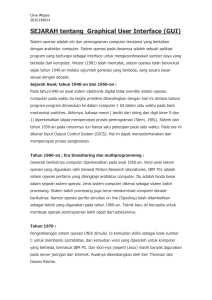 SEJARAH tentang Graphical User Interface (GUI)