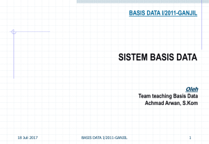 sistem basis data 2