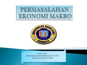 1. 2. Permasalahan Ekonomi Makro Masalah Jangka Pendek