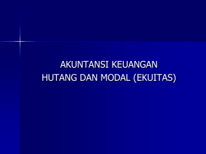 Akuntansi Keuangan Menengah 2 Pertemuan 3