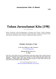 Tuhan Juruselamat Kita [198] - Jemaat