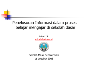 teknik penelusuran informasi - Faculty e