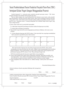 Surat Pemberitahuan Pasien Penderita Penyakit Paru