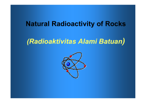 Bab 5 Radioaktivitas Batuan