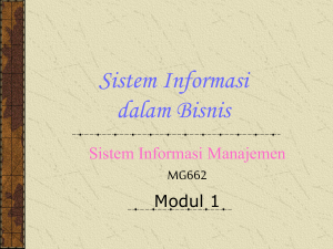Sistem Informasi dalam Bisnis