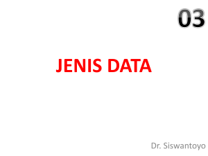 jenis data - Staff UNY