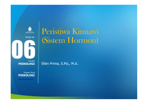 Peristiwa Kimiawi (Sistem Hormon)