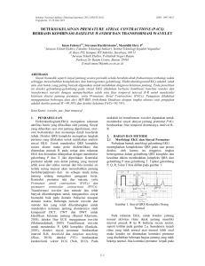 deteksi kelainan premature atrial contractions