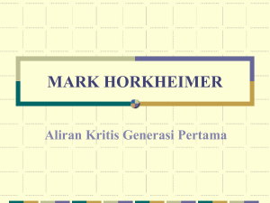 Marx Horkheimer