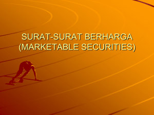 SURAT-SURAT BERHARGA (MARKETABLE SECURITIES)