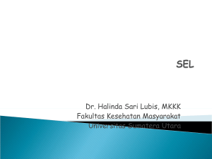 Dr. Halinda Sari Lubis, MKKK Fakultas Kesehatan Masyarakat