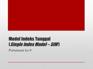Model Indeks
