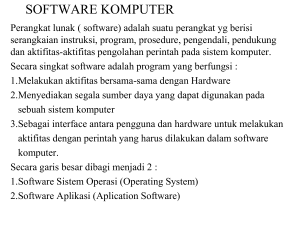 software komputer - Mengenal Teknologi Sistem Informasi Komputer