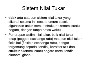 Sistem Nilai Tukar