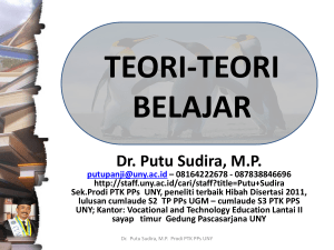 teori belajar