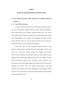 BAB II Kemitraan Strategis Indonesia-Amerika Serikat