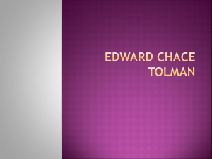EDWARD CHACE TOLMAN