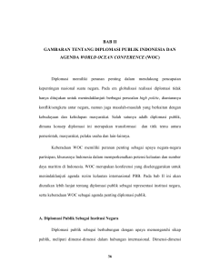 bab ii gambaran tentang diplomasi publik indonesia