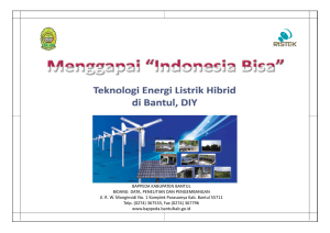 Buku Energi Hibrid.FH11 - Bappeda Bantul