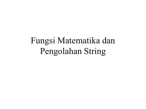 Fungsi Matematika dan Pengolahan String(2c).