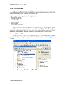 Koneksi di SQL Server 2005