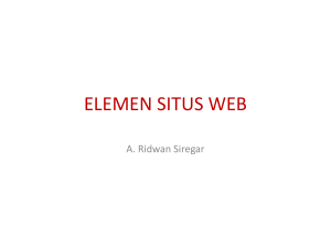 ELEMEN SITUS WEB