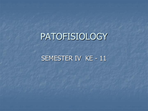 Patofisiologi Penyakit I Pertemuan 11