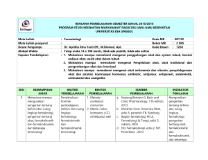 RPS IKF 122 - Farmakologi