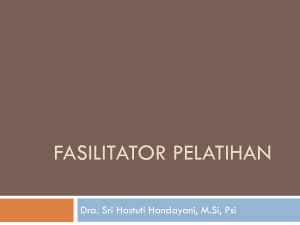 12. Fasilitator Pelatihan