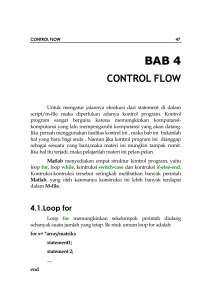 control flow - elista:.