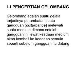 Bab 1 Teori gelombang