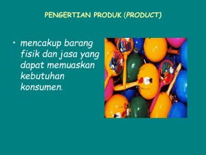 pengertian produk (product)