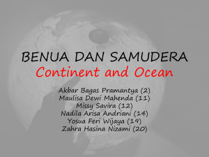 Benua dan Samudera Continent and