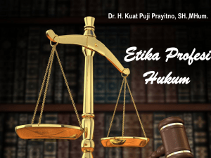 etk prof hukum - Sigit Budhiarto