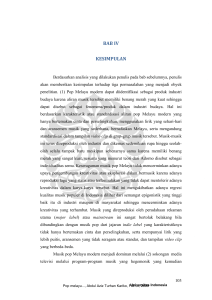 bab iv kesimpulan - Perpustakaan Universitas Indonesia