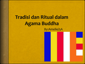 Tradisi dan Ritual dalam Agama Buddha
