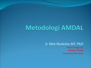 Metodologi AMDAL - Ir. Moh. Sholichin, MT,Ph.D
