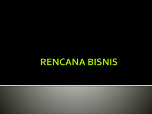 RENCANA BISNIS