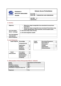 kontrak pembelajaran pik